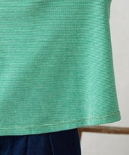 GJKFD02200 Jocomomola(ホコモモラ) Aventura セーラーカラーアニマル刺繍入りカットソー グリーン