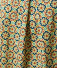 GJKFD30180 Jocomomola(ホコモモラ) En un sueno 幾何学プリントカットソー グリーン