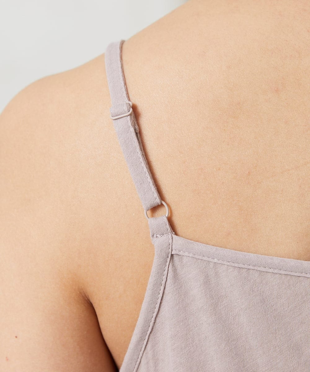 GJKFD31100 Jocomomola(ホコモモラ) 天竺レースキャミソール ピンク