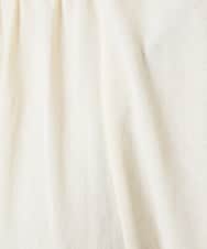 GJKFD32180 Jocomomola(ホコモモラ) 天竺フラワー刺繍カットソー アイボリー