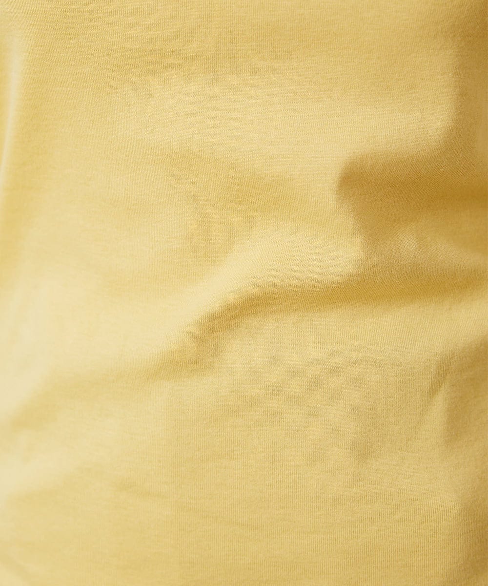 GJKFD33110 Jocomomola(ホコモモラ) フライス幾何レースドッキングカットソー イエロー