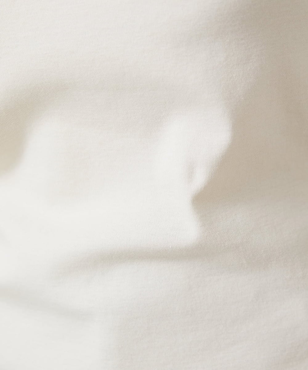 GJKFD33110 Jocomomola(ホコモモラ) フライス幾何レースドッキングカットソー アイボリー