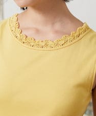 GJKFD34090 Jocomomola(ホコモモラ) 【2WAY】フライスレースタンクトップ イエロー