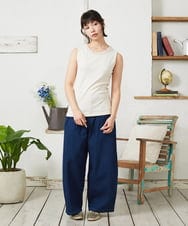 GJKFD34090 Jocomomola(ホコモモラ) 【2WAY】フライスレースタンクトップ アイボリー