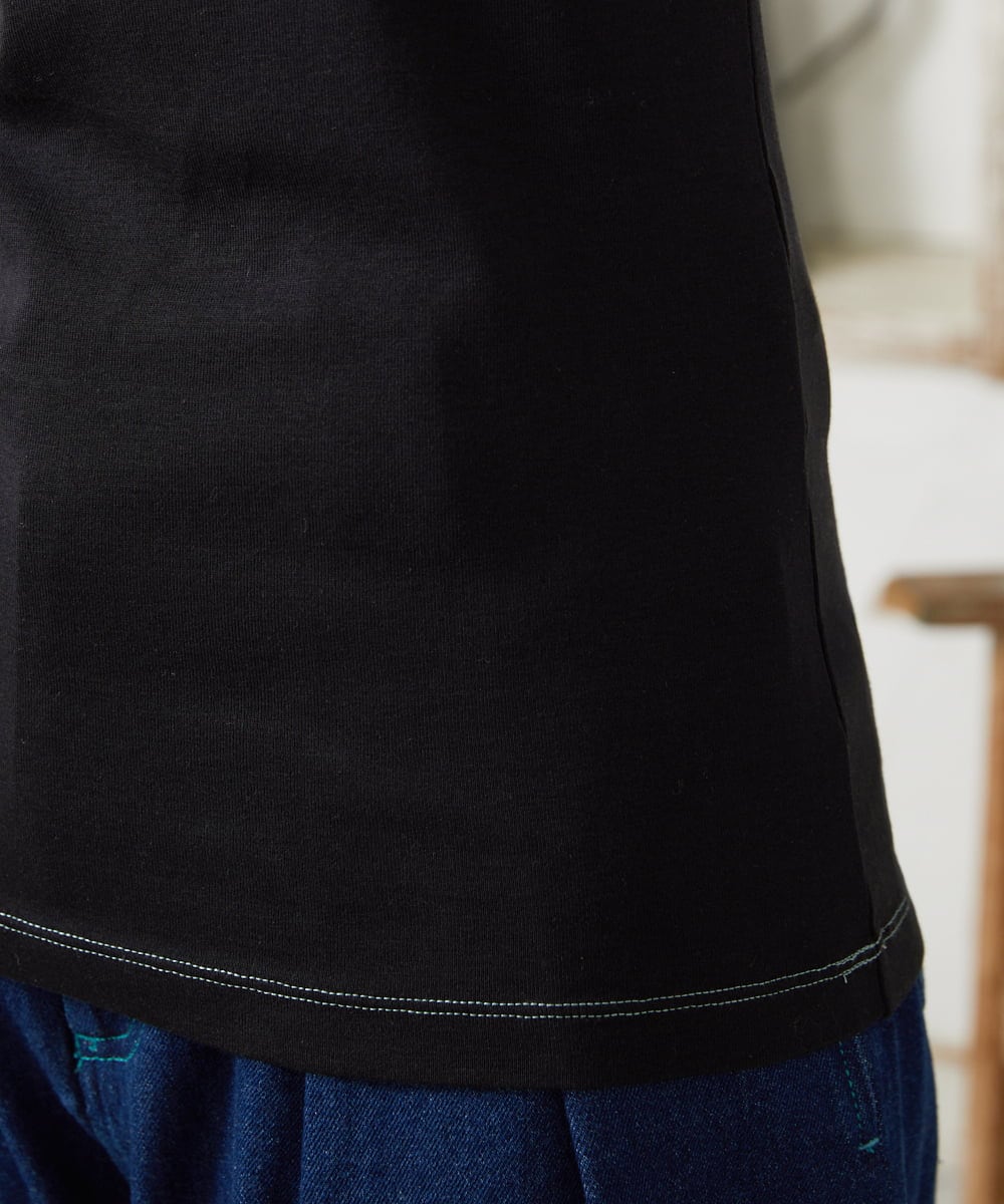 GJKFD34090 Jocomomola(ホコモモラ) 【2WAY】フライスレースタンクトップ ブラック