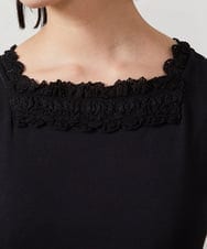 GJKFD34090 Jocomomola(ホコモモラ) 【2WAY】フライスレースタンクトップ ブラック