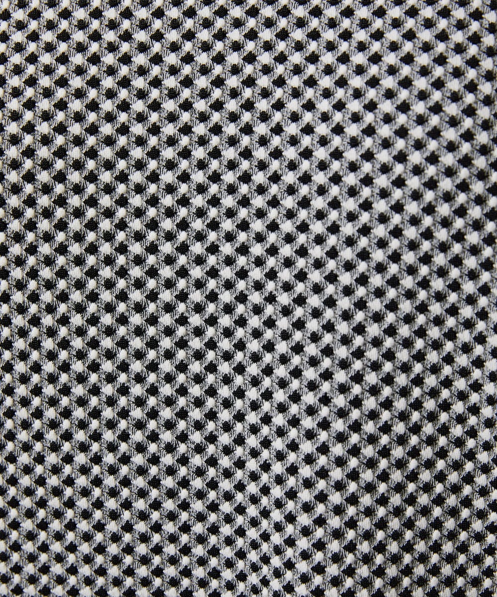 GJKFD35130 Jocomomola(ホコモモラ) ギンガムチェックカットソープルオーバー ブラック