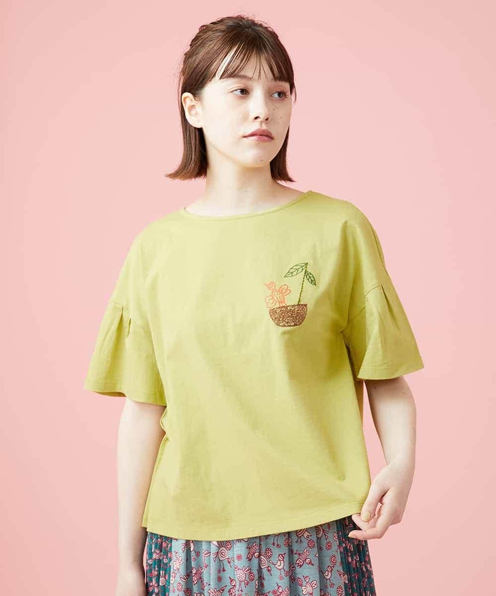 Divertida ワンポイント刺繍tシャツ カットソー Tシャツ Jocomomola ホコモモラ イトキンオンラインストア