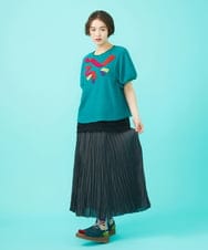 GJKGA01180 Jocomomola(ホコモモラ) Deslum brante シャーリングカットソー イエロー