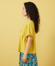 GJKGA01180 Jocomomola(ホコモモラ) Deslum brante シャーリングカットソー イエロー