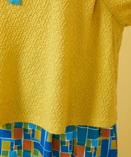 GJKGA01180 Jocomomola(ホコモモラ) Deslum brante シャーリングカットソー イエロー