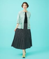 GJKGA44090 Jocomomola(ホコモモラ) フライスフラワーモチーフタンクトップ アイボリー
