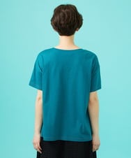 GJKGB45100 Jocomomola(ホコモモラ) Planta フラワープリントTシャツ ブルーグリーン