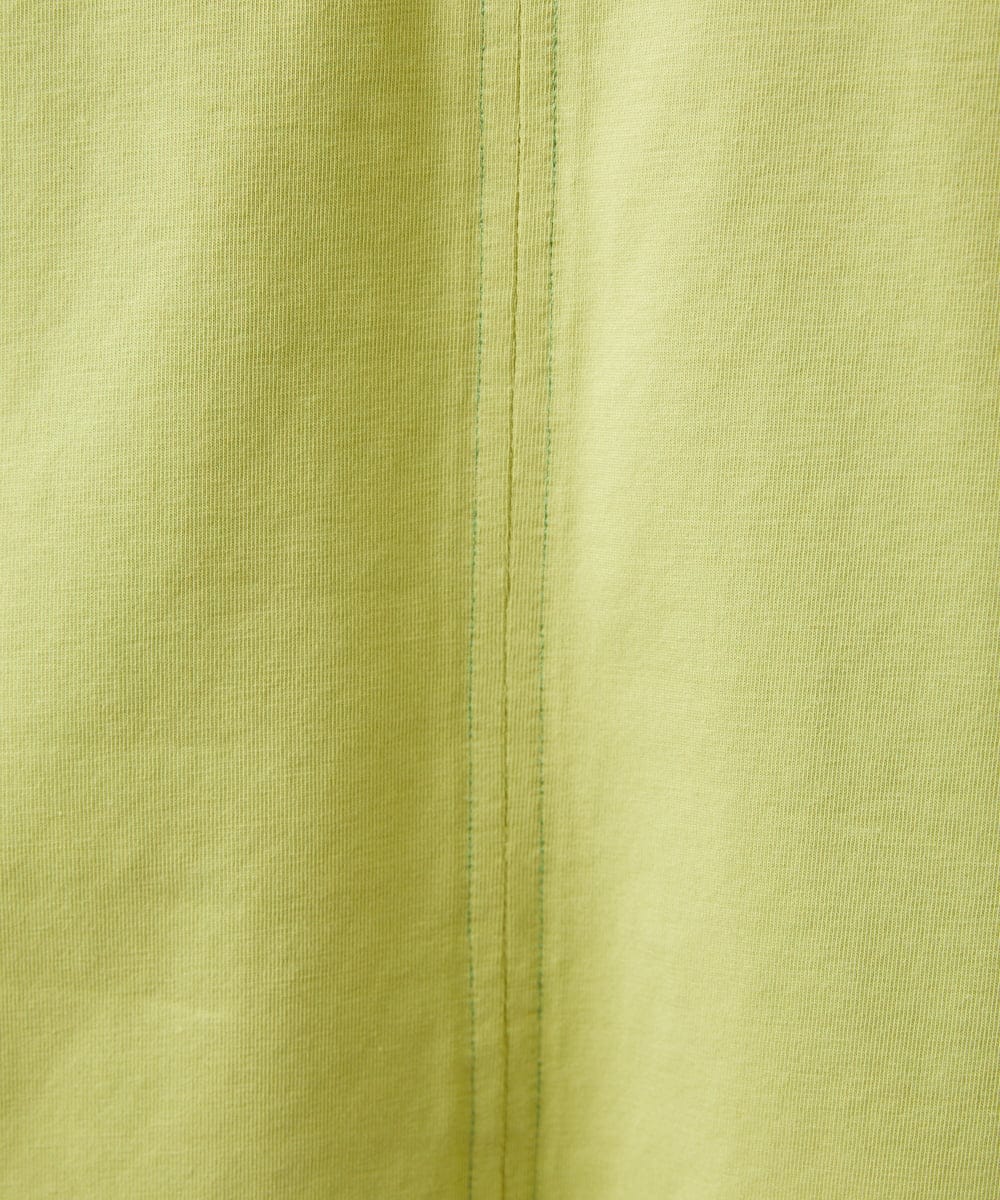 GJKGD01180 Jocomomola(ホコモモラ) 【接触冷感/2WAY】T/C天竺 フラワープリントTシャツ グリーン