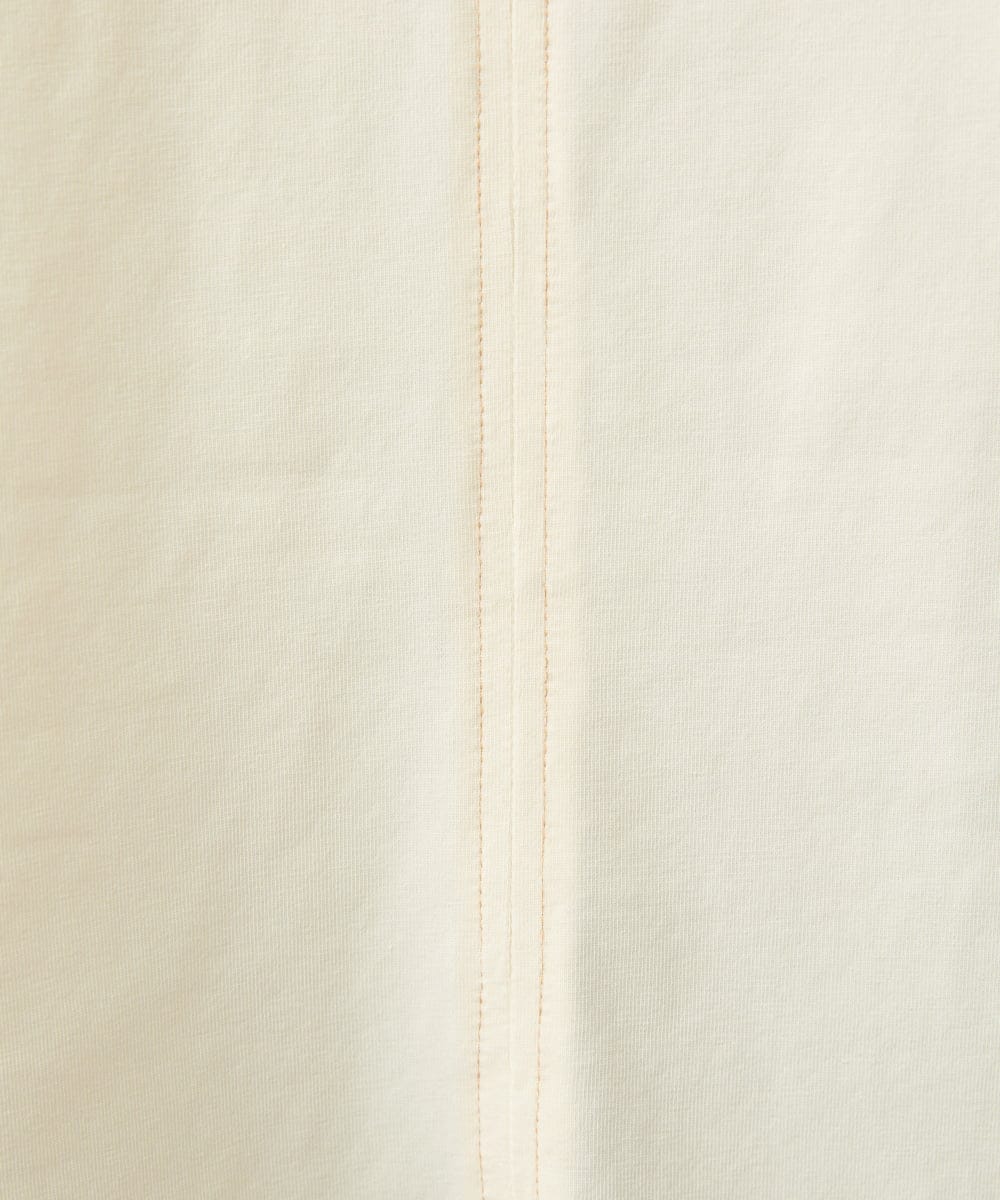 GJKGD01180 Jocomomola(ホコモモラ) 【接触冷感/2WAY】T/C天竺 フラワープリントTシャツ アイボリー