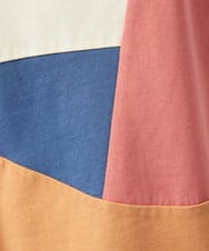 GJKGD02200 Jocomomola(ホコモモラ) 【接触冷感】T/C天竺 アップリケTシャツ アイボリー