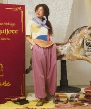 GJKGD02200 Jocomomola(ホコモモラ) 【接触冷感】T/C天竺 アップリケTシャツ アイボリー