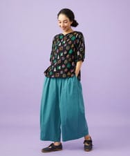 GJKGD34200 Jocomomola(ホコモモラ) Sala de baile ブークレジャカードカットソー ブラック