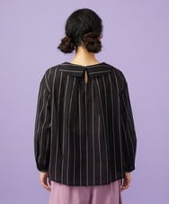 GJKGD70220 Jocomomola(ホコモモラ) Calle Cervantes ドッキングカットソー ブラック