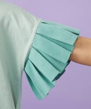 GJKGD71180 Jocomomola(ホコモモラ) Pensamiento ニットドッキングカットソー グリーン