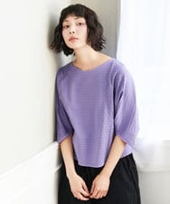 GJKGE43150 Jocomomola(ホコモモラ) Frijol ドットジャカードドルマンスリーブカットソー ラベンダー