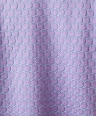 GJKGE44150 Jocomomola(ホコモモラ) Frijol ドットジャカードワンポイント刺繍カットソー ラベンダー