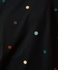 GJKGE46160 Jocomomola(ホコモモラ) 【接触冷感】Fresco 天竺ドットTシャツ ブラック