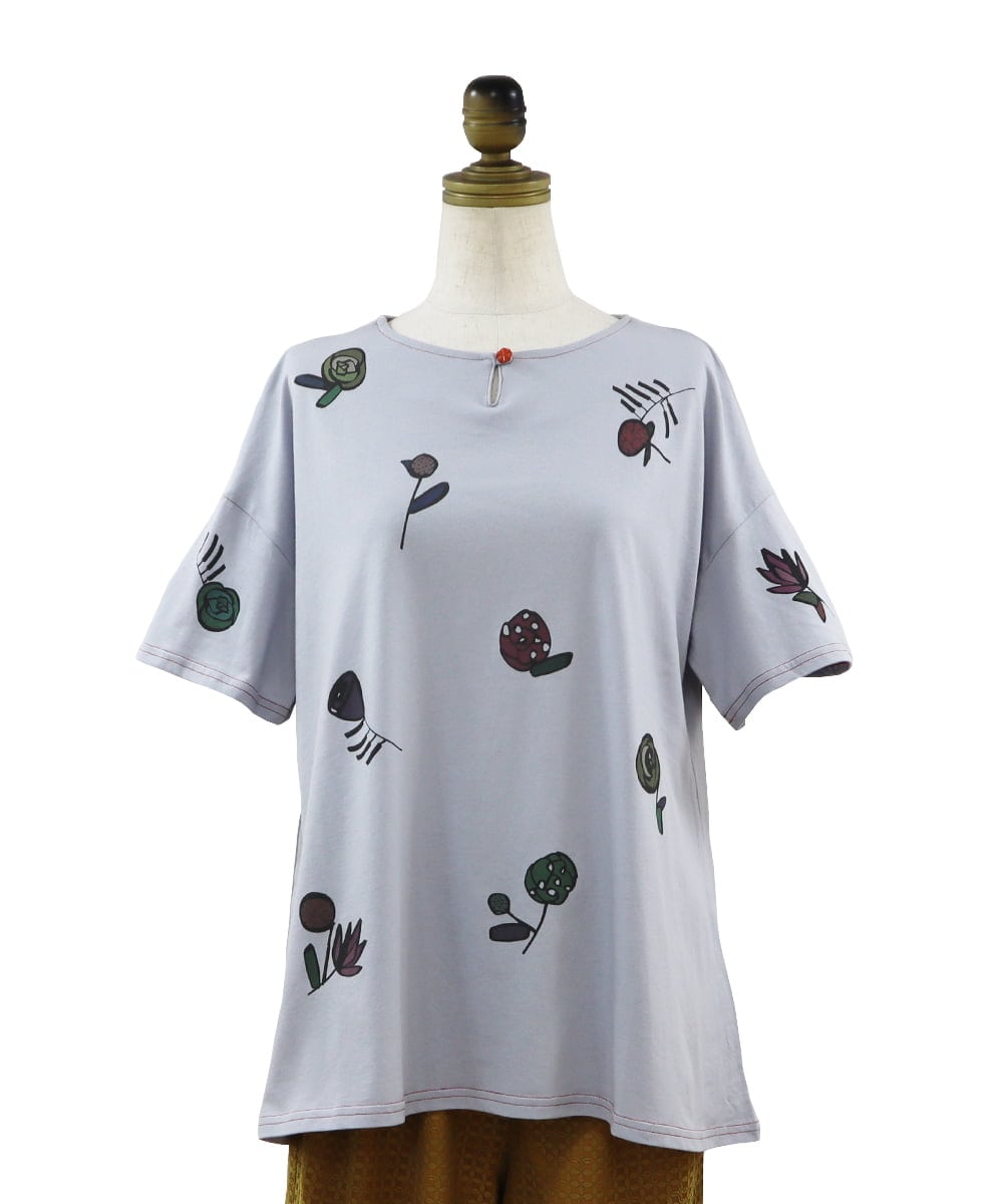 Jardin プリントロングTシャツ(カットソー・Tシャツ) | Jocomomola(ホコモモラ)｜イトキンオンラインストア