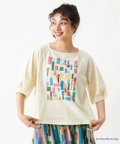 GJKGS70140 Jocomomola PEZ friends プリントTシャツ