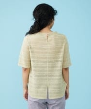 GJKGT03140 Jocomomola(ホコモモラ) Patron de onda カットソー ベージュ