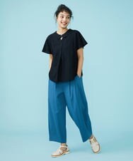 GJKGT43160 Jocomomola(ホコモモラ) Reflexion リップルカットソー ブルー