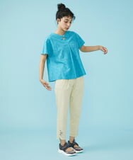 GJKGT43160 Jocomomola(ホコモモラ) Reflexion リップルカットソー ブルー
