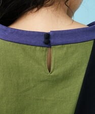 GJKGT47150 Jocomomola(ホコモモラ) Multicolor パッチワークカットソー ベージュ
