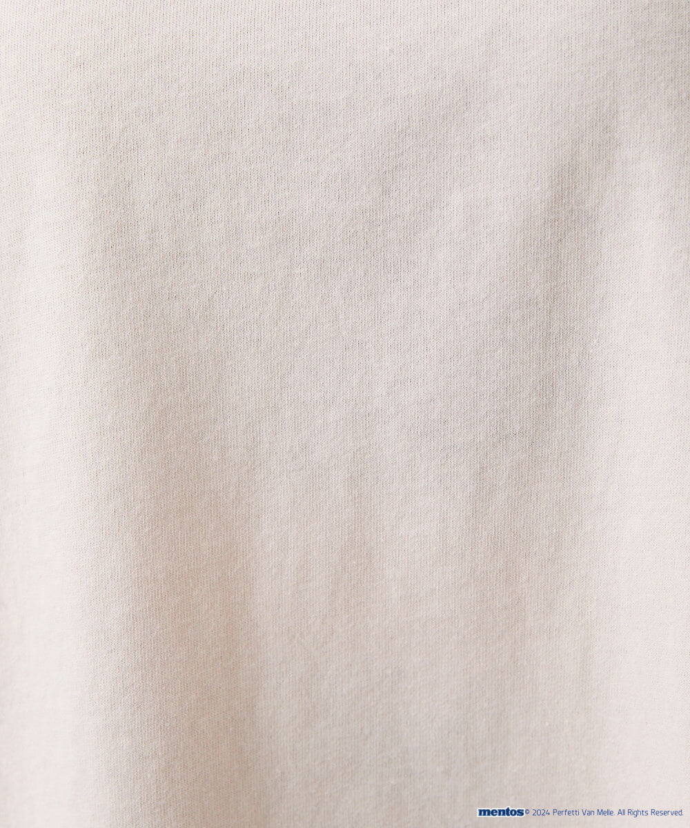 GJKGV72110 Jocomomola(ホコモモラ) mentos × Jocomomola コラボTシャツ ピンク