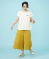 GJKGW44090 Jocomomola(ホコモモラ) Cosecha バックプリント Tシャツ ブラック