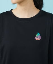 GJKGW44090 Jocomomola(ホコモモラ) Cosecha バックプリント Tシャツ ブラック