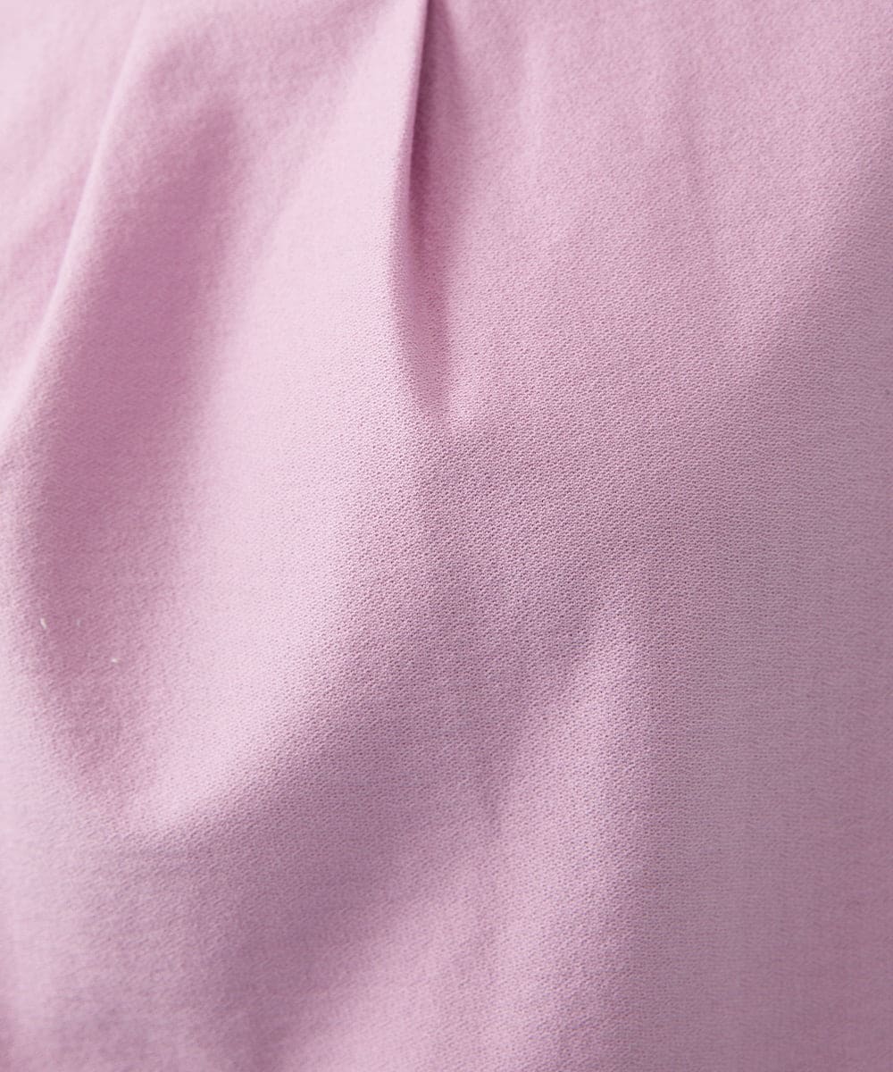 GJKHA31180 Jocomomola(ホコモモラ) 【早割10％OFF】フラワー刺繍パフスリーブTシャツ ラベンダー