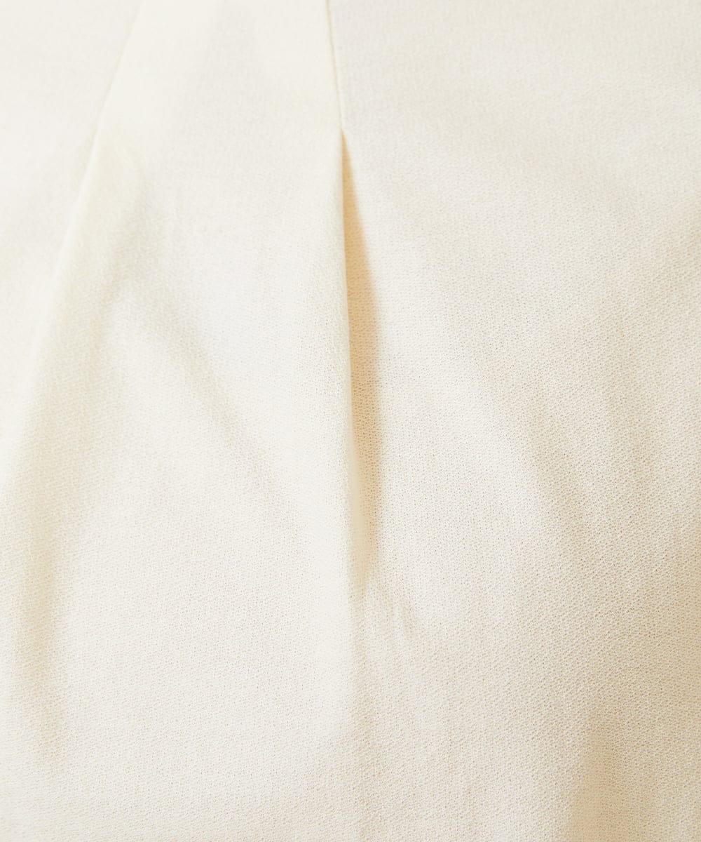 GJKHA31180 Jocomomola(ホコモモラ) Escala floral フラワー刺繍パフスリーブTシャツ アイボリー