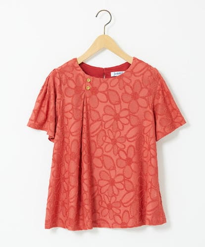 GJKJA32160 Jocomomola Camino de flores フラワージャカードカットソー
