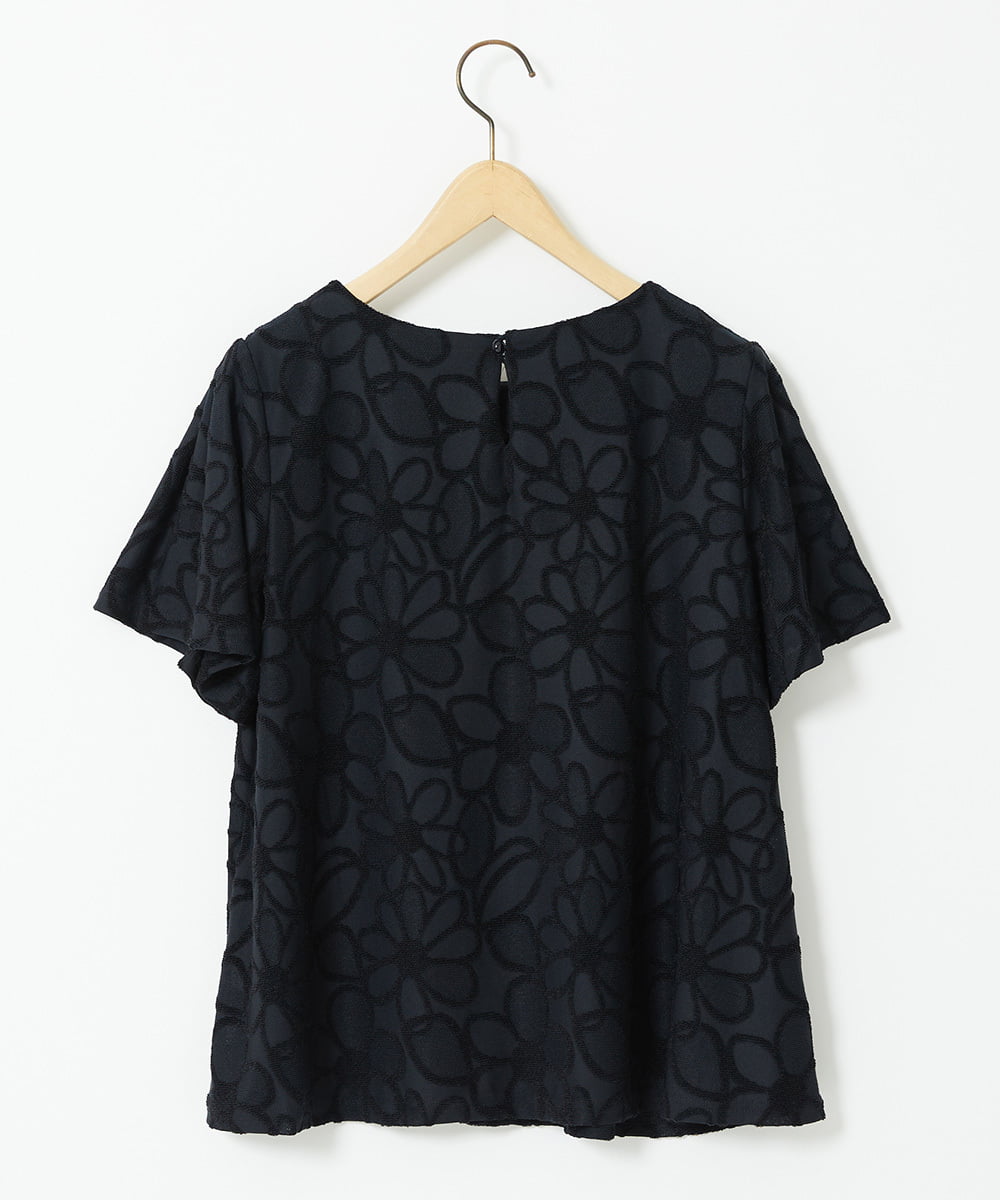 GJKJA32160 Jocomomola(ホコモモラ) Camino de flores フラワージャカードカットソー レッド