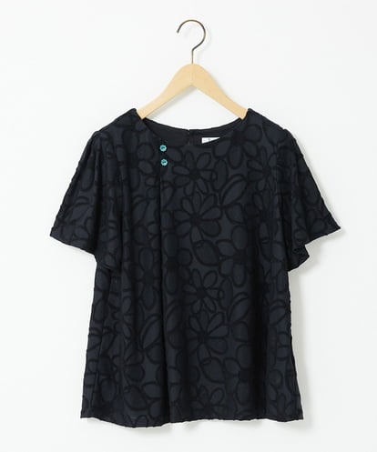GJKJA32160 Jocomomola Camino de flores フラワージャカードカットソー