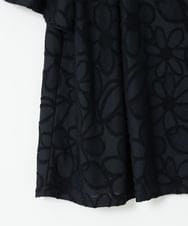 GJKJA32160 Jocomomola(ホコモモラ) Camino de flores フラワージャカードカットソー ブラック