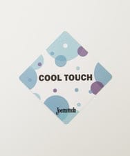 GJKJA34140 Jocomomola(ホコモモラ) 【接触冷感】フラワー発泡プリントTシャツ ネイビー
