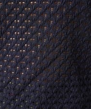 GJKJB41140 Jocomomola(ホコモモラ) アイレットレースカットソー ネイビー
