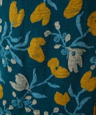 GJKJD01200 Jocomomola(ホコモモラ) 【日本製】Aves ジャカードカットソープルオーバー ブルー