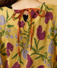GJKJD01200 Jocomomola(ホコモモラ) 【日本製】Aves ジャカードカットソープルオーバー マスタード