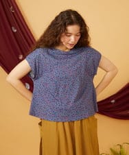 GJKJD30180 Jocomomola(ホコモモラ) 【接触冷感】Onditas ドットプリントカットソー パープル
