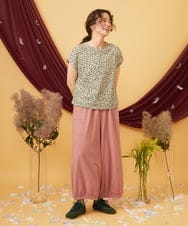 GJKJD30180 Jocomomola(ホコモモラ) 【接触冷感】Onditas ドットプリントカットソー アイボリー