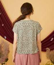 GJKJD30180 Jocomomola(ホコモモラ) 【接触冷感】Onditas ドットプリントカットソー アイボリー