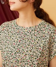GJKJD30180 Jocomomola(ホコモモラ) 【接触冷感】Onditas ドットプリントカットソー アイボリー